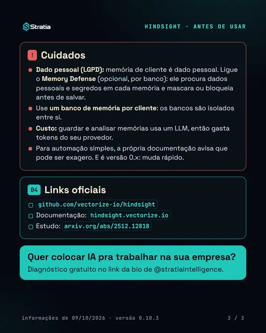 Imagem 3 de 3 do guia de instalação do Hindsight