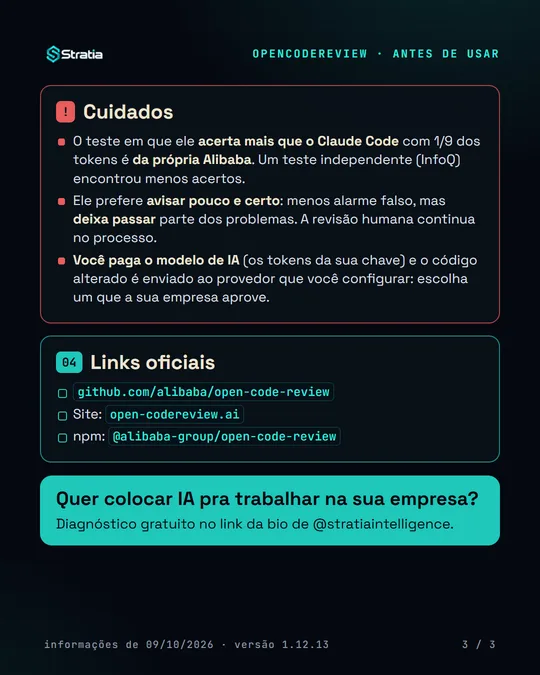 Imagem 3 de 3 do guia de instalação do OpenCodeReview