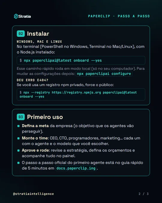 Imagem 2 de 3 do guia de instalação do Paperclip