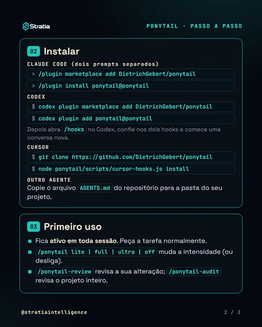 Imagem 2 de 3 do guia de instalação do Ponytail