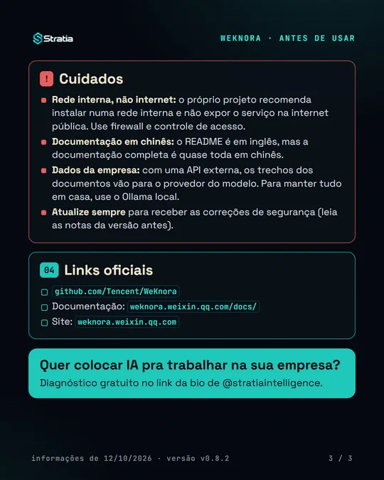 Imagem 3 de 3 do guia de instalação do WeKnora